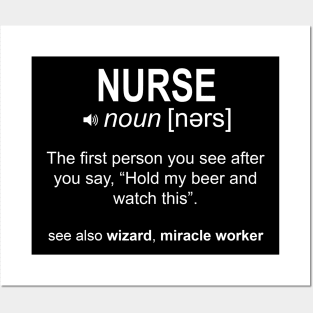 Nurse Definition Posters and Art